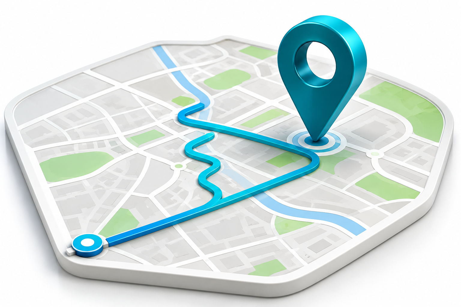 Package location and shipment route map